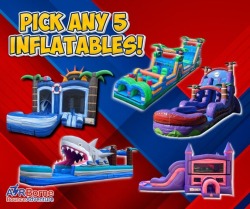 PICK ANY FIVE INFLATABLE PACKAGE DEAL