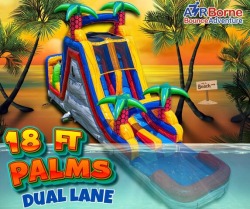 18 Foot Dual Lane Palms 