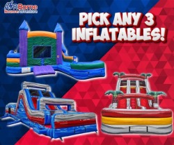 PICK ANY THREE INFLATABLE PACKAGE DEAL